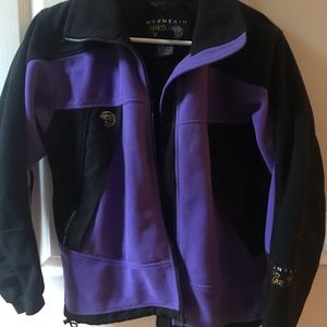 Mountain hardwear purple fleece jacket 8